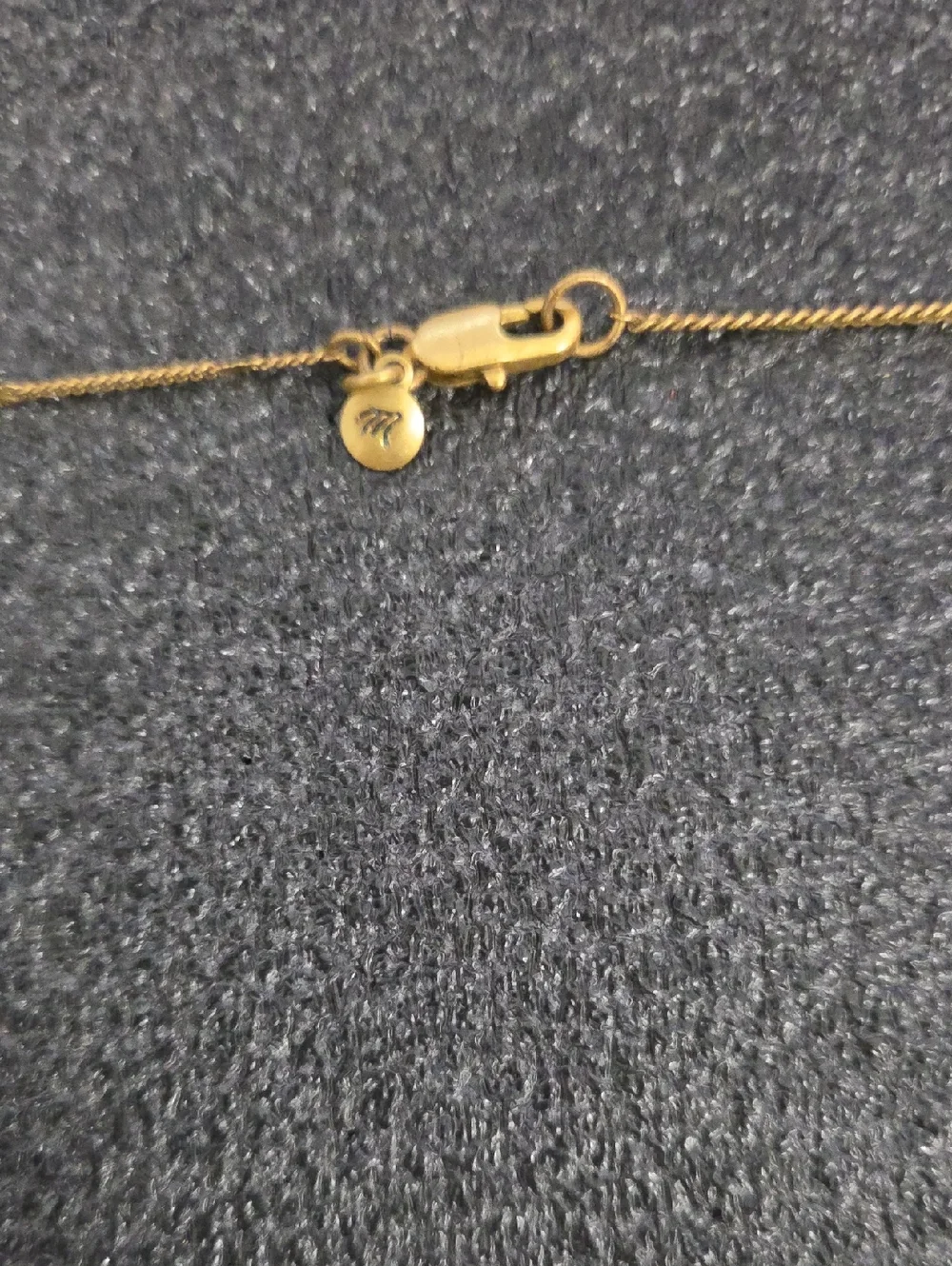 Madewell minimalist gold-tone pendant necklace - Picture 3 of 4